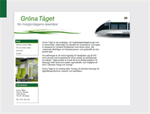 Tablet Screenshot of gronataget.se